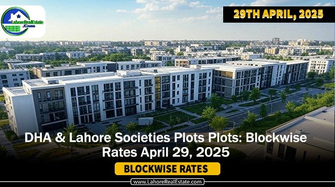 Bahria Orchard Lahore Plot Prices Blockwise Rates April 29, 2025